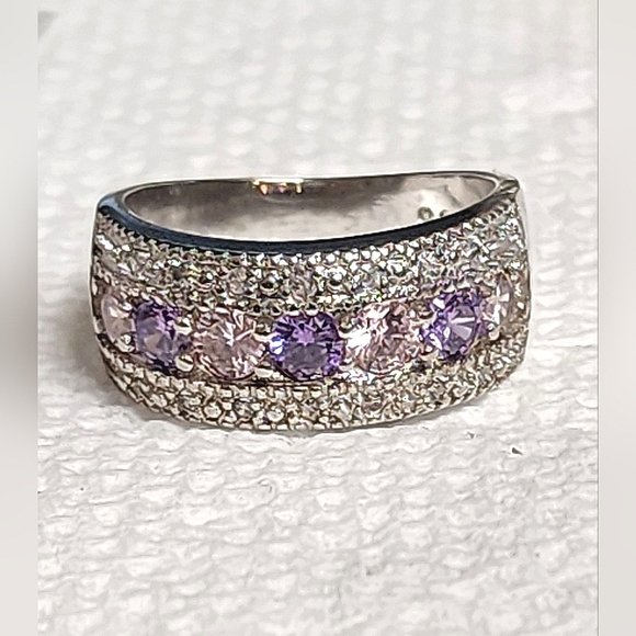 PURPLE PRINCESS RING SIZE 8 - Picture 10 of 11